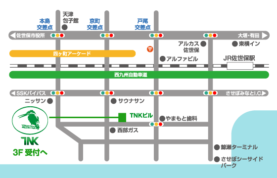 タナカ綜合環境設計イラストマップ